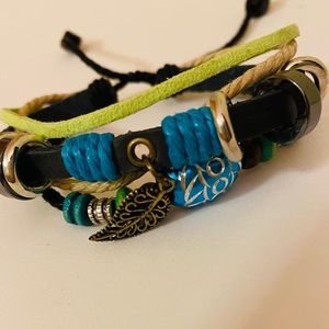 Unique Adjustable Multi-colored Bracelet